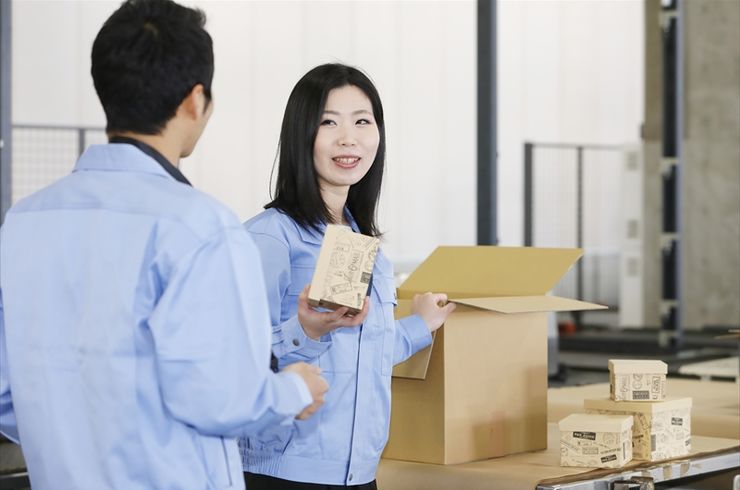 アソート作業中